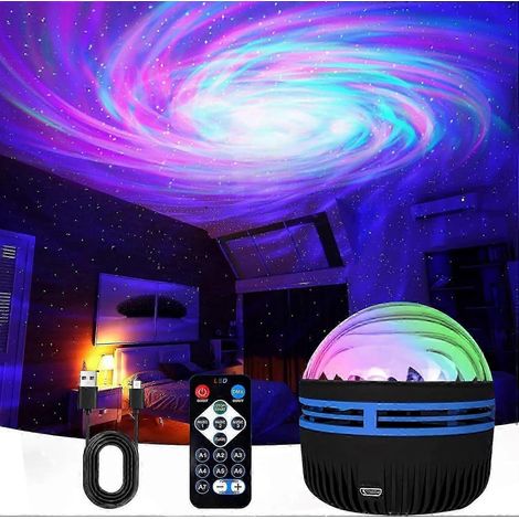 Projecteur Galaxie, Projecteur Trou Noir avec Télécommande pour Chambres d'Adultes (1/5)