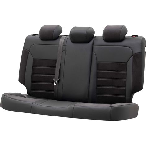 Passform Sitzbezug Bari für Skoda Kodiaq (NS7, NV7) 10/2016-Heute, 1 Rücksitzbankbezug für Normalsitze (1/5)