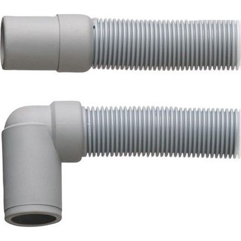 Tubo di scarico per lavatrice con raccordo curvo 150 cm (1/3)