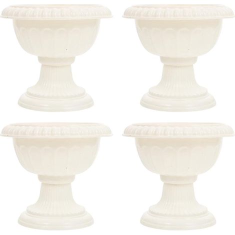 4 pots de fleurs grecs (1/3)