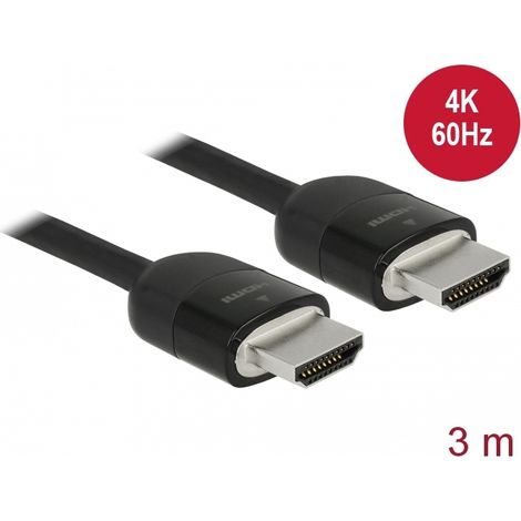 Delock Cable HDMI Premium 4K 60 Hz 3 m