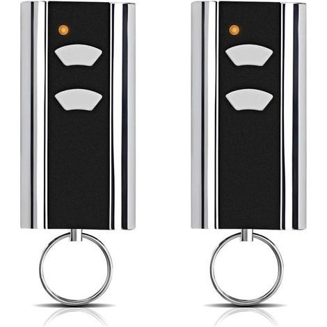 Télécommande de remplacement pour portail et porte de garage – 433,92 MHz, 2 canaux, compatible avec systèmes Normstahl et Entrematic (1/5)