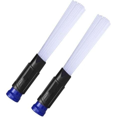 2 Stück Universal-Staubsaugerbürstenkopf, Staubbürstenreiniger, Schmutz, Staubbürstenreiniger mit winzigen Bürstenköpfen für Lüftungsschlitze, Tastaturen, Schubladen, Auto, Schubladen