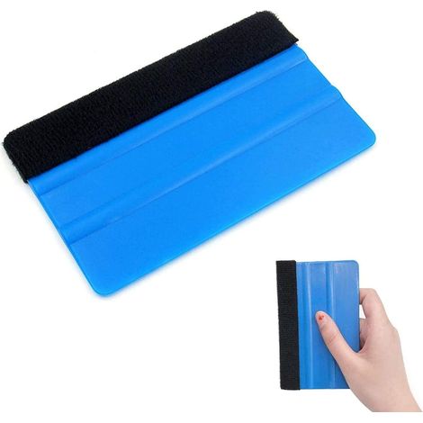 Set di 2 raschietti in feltro di plastica per bordi - Strumento per l'applicazione di pellicole viniliche morbide per auto - Raschietto in feltro morbido per bordi (1/5)