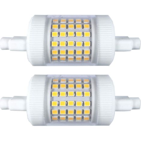 APEX 2 pcs Dimmable 12w R7s Ampoule Led 78mm Daylight 150w ÉQuivalent HalogèNe LumièRe 3.1 "Double Ended J Base T3 R7s 150w 220v (1/5)