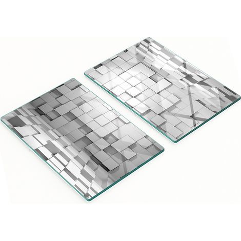 Multifunktionale, dekorative Glas-Spielbretter für die Küche, Würfelspiel, 2 x 40 x 52 cm (1/5)