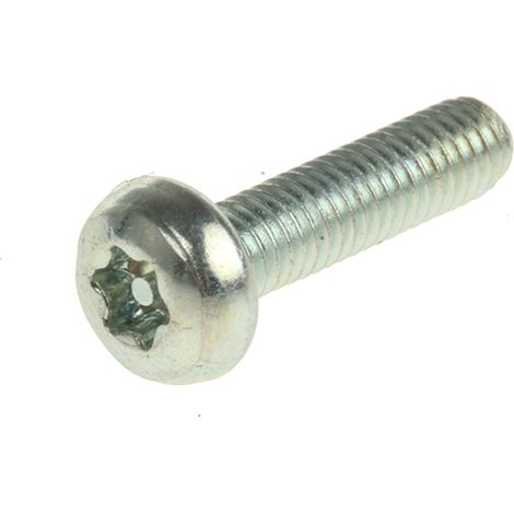 Vis de sécurité inviolable, M3 x 12mm, tête Cylindrique, en Acier ( Prix pour Sachet de 100 )