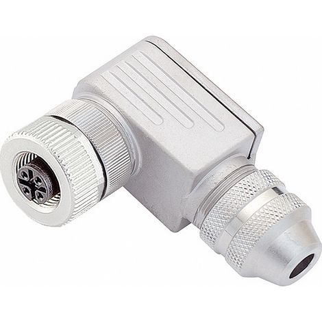 binder 99 1492 822 12 Sensor-/Aktor-Steckverbinder, unkonfektioniert M12 Buchse, gewinkelt  Polzahl