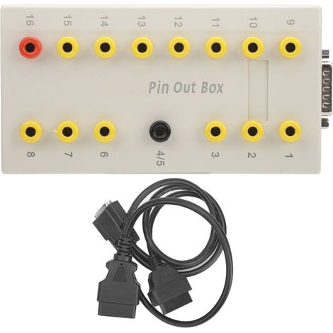 Boîtier de diagnostic OBD2 avec kit de câbles couvrant tous les points de test - Outil de diagnostic automobile (1/5)
