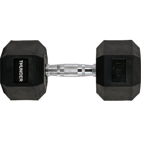 Haltère hexagonale Thunder® 15 kg (1/5)