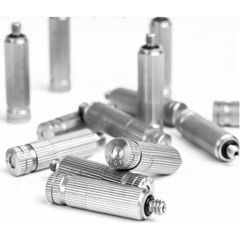 20 Pièces Buses de Brumisation avec filtre en Laiton, Haute Pression Buse d'atomisation G3/16 Système Refroidissement Irrigation(0.15mm) - 0.8mm (1/5)