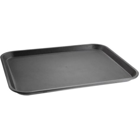 Plateau antidérapant noir Kristallon 458 x 356 mm (1/4)