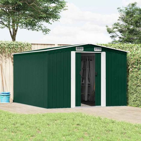 Maison Exclusive - Casetta da Giardino 257x298x178 cm in Metallo Verde (1/5)