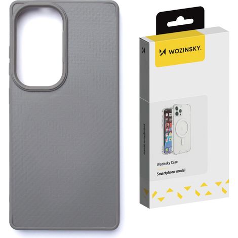 Custodia Wozinsky in fibra di carbonio con MagSafe per Samsung Galaxy S25 - Grigia (1/5)