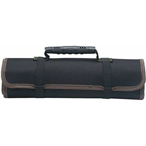 Kit portautensili portatile vuoto con 22 tasche, astucci portautensili, organizer per attrezzi, borsa portautensili arrotolabile in tessuto Oxford 600D/custodia/sacchetto (attrezzi non inclusi) (1/4)