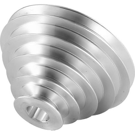 Roue pagode en aluminium à alésage de 25 mm, type A, poulie pagode à 5 étages -- (1/5)