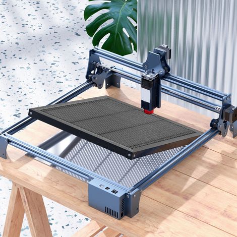 Aluminium-Laserschneidtisch für CO2-Gravierer, robuste Arbeitsfläche, Gravier- und Schneideplattform, Metallrahmen, Zubehör für Lasermaschinen. (1/5)