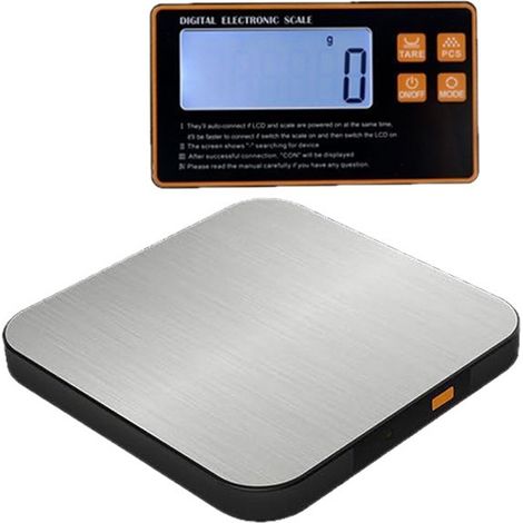 15-kg-Küchenwaage mit unterteilter Anzeige, Lebensmittelwaage, magnetischem LCD-Display, Tara-Funktion, Edelstahl zum Backen und Kochen (1/4)