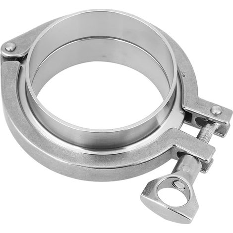 3-Zoll-Klemme, 76-mm-Rohr, hygienische Edelstahl-Klemmringverschraubung, Set für Heimbrauerei (1/5)