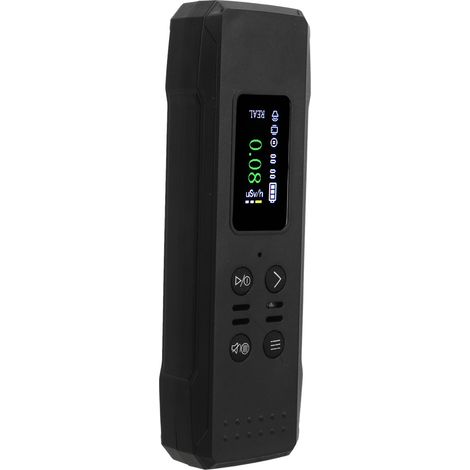 Détecteur de rayonnement nucléaire haute sensibilité avec alarme sonore et lumineuse, écran LCD HD et compteur Geiger pour rayons γ, X et β (noir) (1/5)