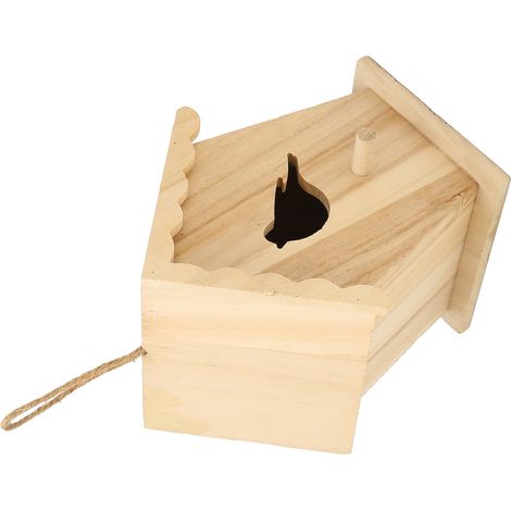 Nichoir créatif en bois, entrée en forme d'oiseau, volière, jardin, cour arrière, suspension de balcon, décoration de maison volière. (1/5)