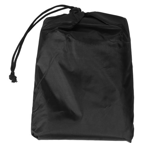 Housse de protection pour coffre de jardin imperméable et anti-UV 123x62x55cm Noir (1/5)
