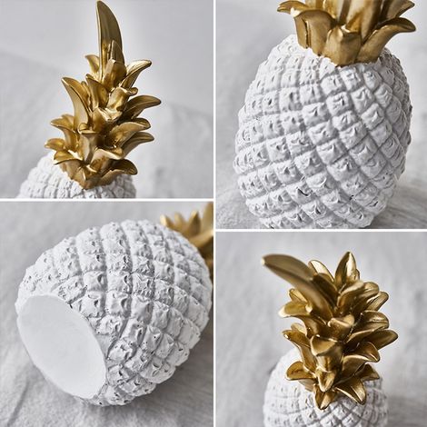 Nordische Ananas-Dekoration aus Kunstharz für Wohnzimmer, Weinschrank, Fensterbank oder Schreibtisch – moderne Wohndekoration (1/4)