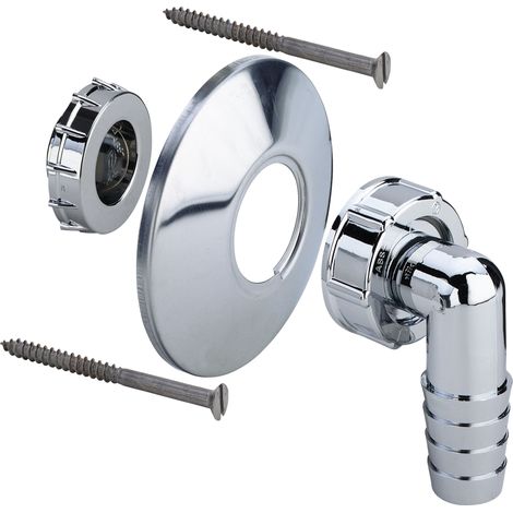 Ensemble d'accessoires 5635.90C en plastique chromé G1 x 85 mm