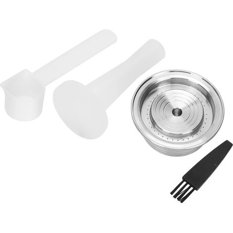 Kit de filtre à café rechargeable en acier inoxydable réutilisable pour capsules Nespresso Vertuo Plus (1/5)