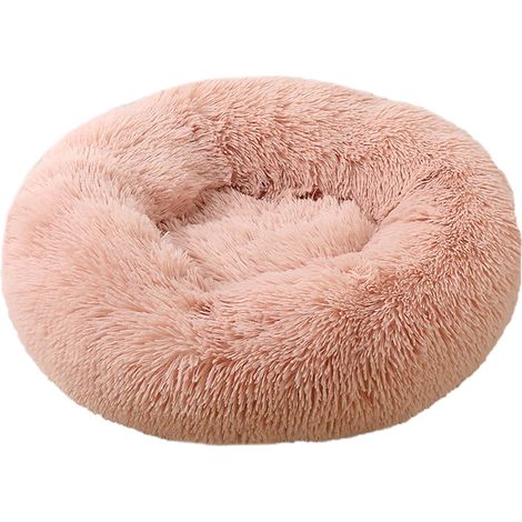 Lit Pour Chien - Lit Ronde Anti-Anxiété Avec Bord Relevé - Pour Chiens Petits Moyens Et Grands - Lavable En Machine - 1 Pièce (1/4)