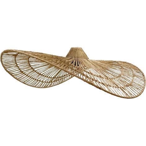Natural Jute Lampshade H14cm Metal Frame E27 Bohemian Style For Living Room (1/3)