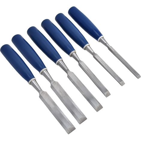 6-Piece Wood Chisel Set, 45 Hardened Steel Blades (1/5)