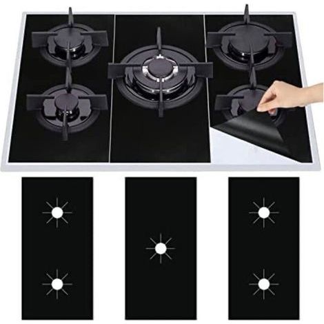 3-Piece Gas Hob Protectors with Teflon Coating, Reusable Gas Stove Mats, Non-Stick Screen Protector, Quick Cleaning (1/4)
