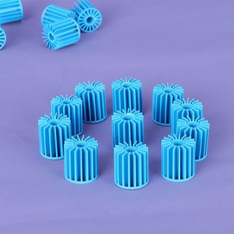 Boule Bio - Filtre Aquarium Biologique - Pour Filtration Supérieure Inférieure Externe - Eau Douce et Eau Salée - 100 Pièces (1/5)