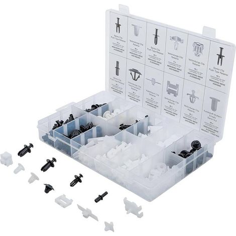 Assortiment Clips de Fixation Automobiles Mercedes-Benz - 270 pcs -  Résistant - Fixation Fiable et Durable - D-Work (1/5)