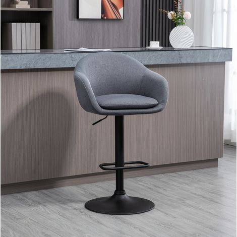 Silla de bar regulable giratoria con apoyo OKMYHOME (1/5)