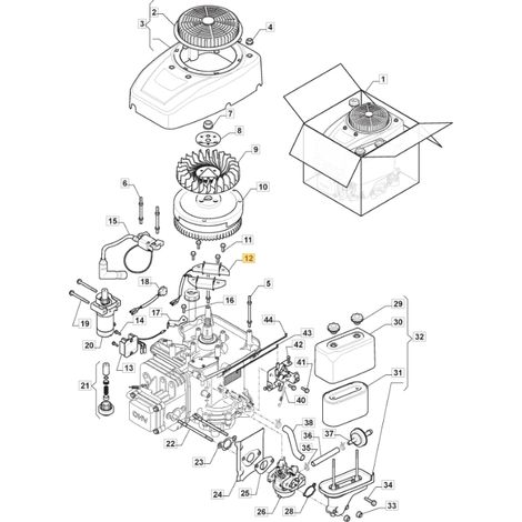 ORIGINAL STIGA Spulenladegerät ST 350 Rasentraktor Motor 118552631/0