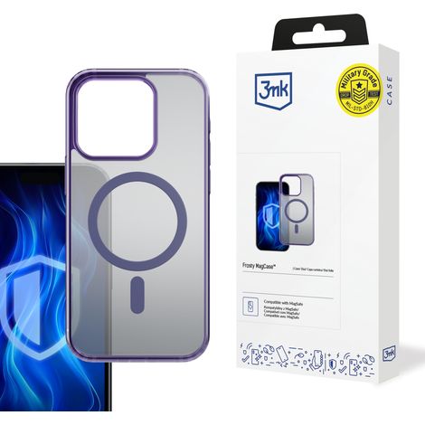 Apple iPhone 13 Pro Max – 3mk Frosty MagCase Lila (1/5)