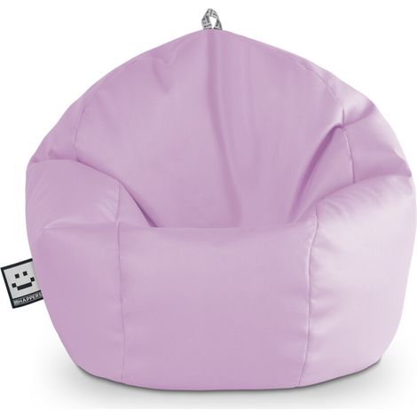 Puff Pelota Polipiel Interior Lavanda Happers