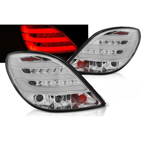 Paire de feux arriere Peugeot 207 06-09 LED BAR Chrome (1/4)