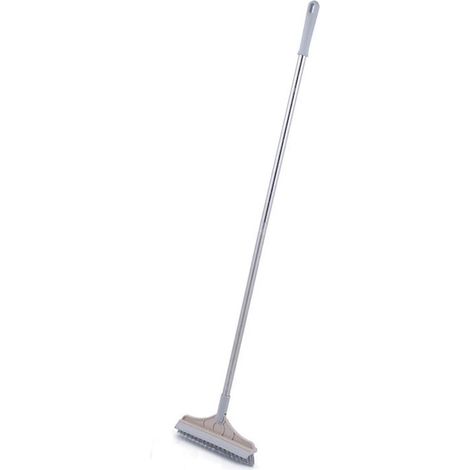 Brosse de couture en forme de V Salle de bain Lavage mural Carrelage de toilette Pas d’angle mort Brosse de sol Crevasse Groove Brosse de nettoyage Brosse (1/3)
