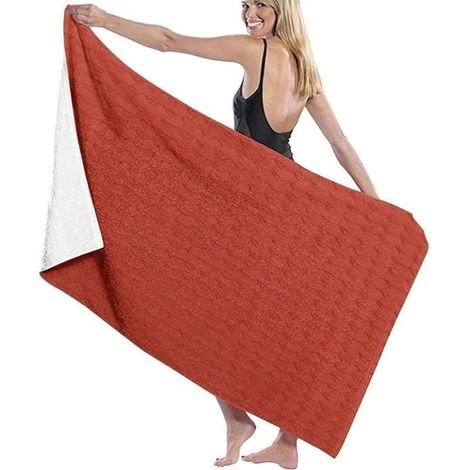1 pièce Serviette de plage, séchage rapide, microfibre douce 70x140 cm, motif 3D Bondi Beach, idéale pour vacances et pique-nique (1/4)