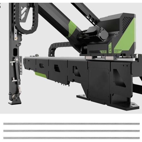 Vtizikl 6 axes optiques linéaires de 8 mm, tiges polies, rails de guidage cylindriques, roulements en acier (500 mm) (1/4)