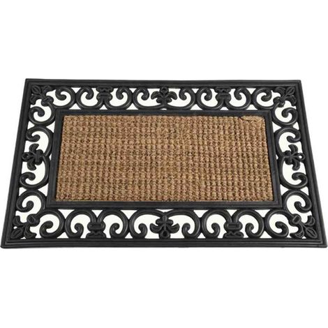 Gummimatte Gazelle 45x75cm schwarz Schmutzfangmatte Matte Fußabtreter TOP NEU (1/4)