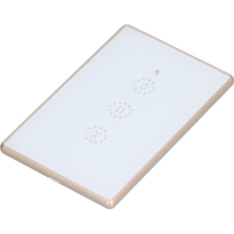 WLAN-Smart-Schalter, Vorhangdimmer, Standardausführung für Tuya-Fernbedienung, Metallrahmen, 95–250 V (1/5)