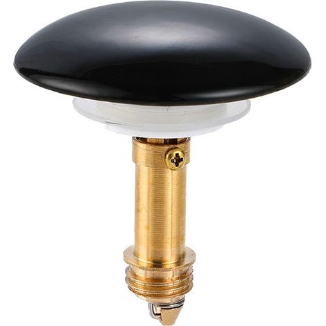 AIDUCHO Pop-Up Click Clack Stöpsel, 66 mm Spülbecken-Ablaufknopf, geeignet für Küchen- und Badezimmerspülen, verchromter Messingstöpsel (1/5)