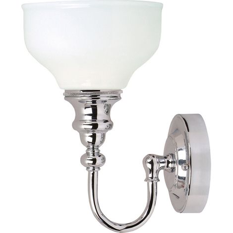 Elstead Cheadle - 1 Licht Badezimmer Wandleuchte Chrom poliert IP44, G9 (1/5)
