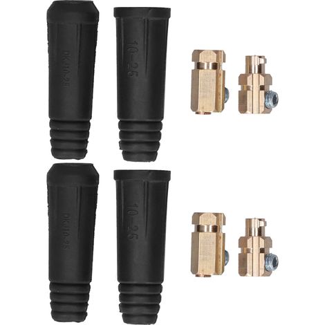Conector rápido de soldadura con enchufe y toma para cable de 1025 mm DKJ1025 (1/5)