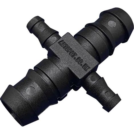 Autopot T-Stück 2x16 mm 2x6 mm – Bewässerungssystem T-Verbinder
