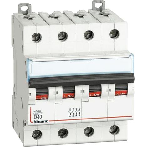 Interruttore Magnetotermico 4P Curva D40A 6Ka Btdin60 ( Bticino Cod. Fn84D40 )